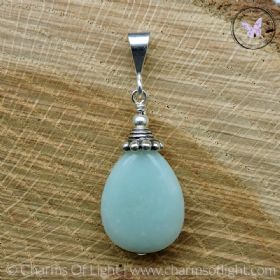 Amazonite Teardrop Pendant